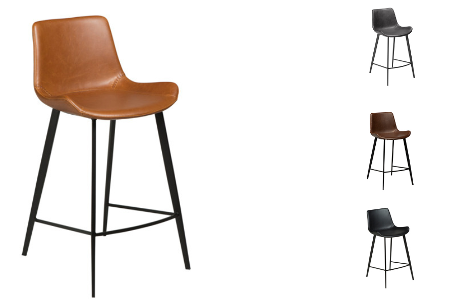 Σκαμπό Counter HYPE Vintage light brown