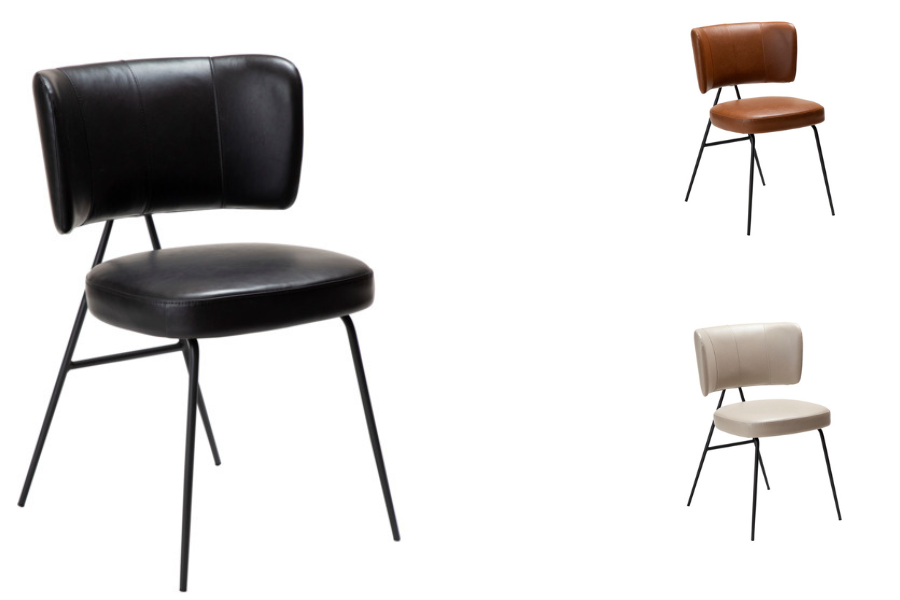 Καρέκλα Τραπεζαρίας Roost Vintage Black