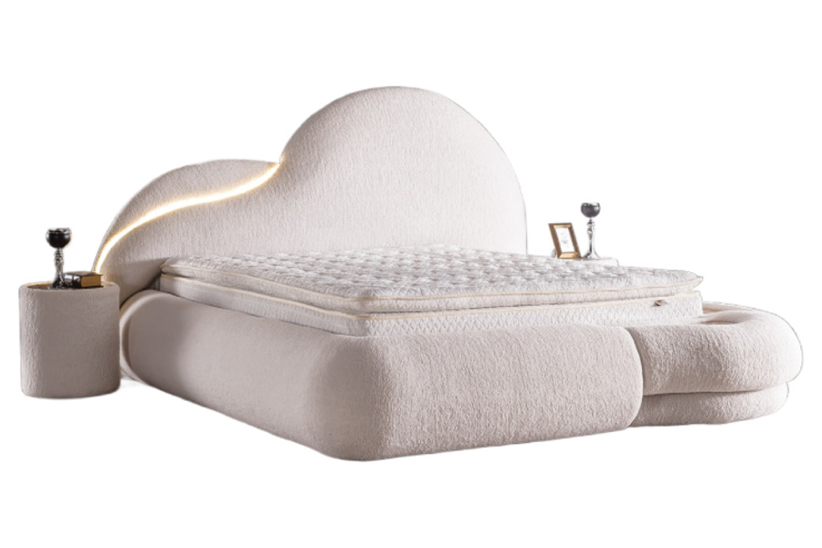 Ντυμένο κρεβάτι Atlantic ΜΕ ΑΠΟΘΗΚΕΥΤΙΚΟ ΧΩΡΟ