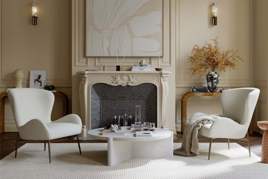 Σετ Σαλονιού GLAM με Πολυθρόνες