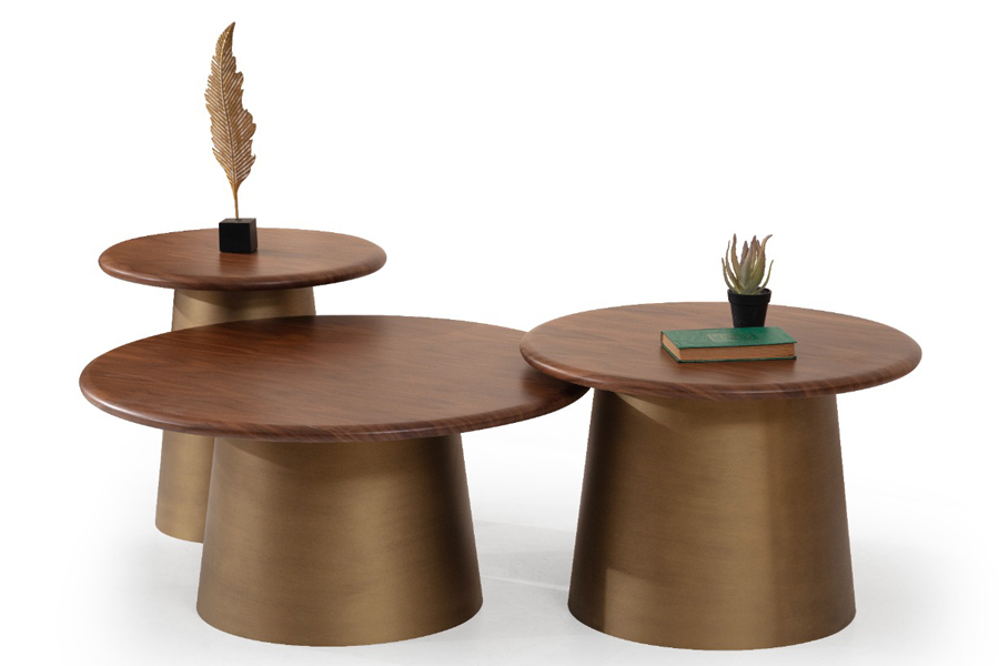 Τραπεζάκι σαλονιού Tola Brass