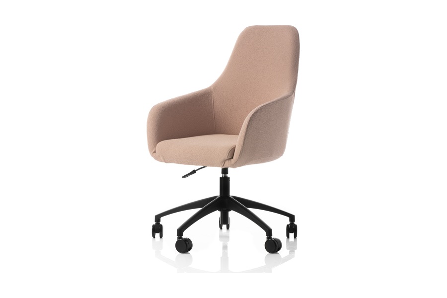 Καρέκλα Γραφείου Vega 100P με ΜΑΥΡΗ ΒΑΣΗ INOX & ΠΟΙΚΙΛΙΑ ΧΡΩΜΑΤΩΝ