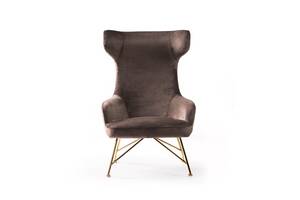 Πολυθρόνα Amor Καφέ ARM-0962-00322 Efdeco
