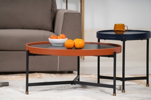 Βοηθητικό τραπεζάκι σαλονιού Madera κεραμικό SMF-0961-0040 Efdeco