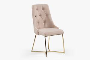 Καρέκλα τραπεζαρίας Metallic Εκρού CHA-0915-01512 Efdeco