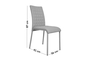 Chair upholstered in synthetic leather (Ecru) 1197B Efdeco Image 2