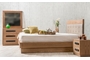 Norma Bedroom Set (Natural Wood) GBE-0186-0003 Efdeco