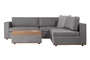 Γωνιακός καναπές Cozy Γκρί Σκούρο COR-0260-00011 Efdeco Image 7