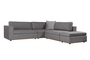 Γωνιακός καναπές Cozy Γκρί Σκούρο COR-0260-00011 Efdeco