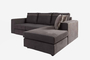 Person Corner Sofa Grey COR-0088-00681 Efdeco Image 6