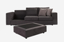 Person Corner Sofa Grey COR-0088-00681 Efdeco Image 4