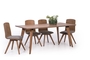North, natural wood table TAB-0186-0016 Efdeco Image 2