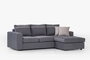 Person Corner Sofa Grey COR-0088-00681 Efdeco