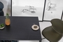 Κεραμικό τραπέζι Eterno με 6 περιστρεφόμενες καρέκλες Pele STA-0961-0002 Efdeco Image 4