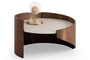 Τραπεζάκι σαλονιού Atlantis walnut COF-0935-0030 Efdeco Image 3