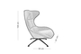 Nova Armchair ARM-0244-0021 Efdeco Image 9