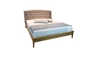 Elegant, solid wood bed BED-0186-0013 Efdeco