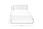 Ντυμένο κρεβάτι  Siena BED-0213-0018 Efdeco Image 4