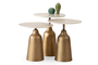 BEIGE BRASS BOTTLE Nesting Tables SMF-0935-0028 Efdeco