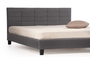 Brick Upholstered Bed (Gray) BED-0624-00531 Efdeco Image 7