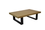 Wood, natural wood coffee table COF-0186-0011 Efdeco Image 3