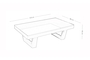 Norway, natural wood coffee table COF-0186-0016 Efdeco Image 3