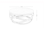 Plexy, natural wood coffee table COF-0186-0021 Efdeco Image 2
