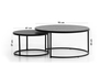 Twins Coffee Table COF-0658-0091 Efdeco Image 4