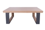 Grey, natural wood coffee table COF-0911-0037 Efdeco