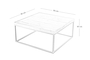 Τραπεζάκι σαλονιού Cube COF-0911-0040 Efdeco Image 2