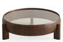 Τραπεζάκι Σαλονιού Dante Walnut COF-0935-0009 Efdeco