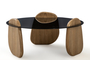 Τραπεζάκι σαλονιού Markiz Oak COF-0935-0016 Efdeco