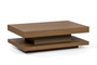 Τραπεζάκι σαλονιού Folder ξύλινο με  λάκα COF-0186-0061 Efdeco
