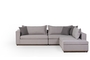 Cozy Corner sofa Grey White COR-0260-0001 Efdeco Image 3