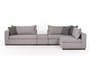 Cozy Corner sofa Grey White COR-0260-0001 Efdeco Image 9