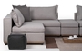Γωνιακός καναπές Cozy Γκρί Ανοιχτό COR-0260-0001 Efdeco Image 5