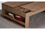 Casual, natural wood coffee table COF-0360-0087 Efdeco Image 4