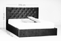 Ντυμένο κρεβάτι Love γκρι BED-0213-0057 Efdeco Image 5