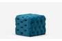 Santa, Blue mini cube stool STO-0624-0033 Efdeco