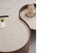 Τραπεζάκι σαλονιού Atlantis walnut COF-0935-0030 Efdeco Image 2