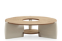 Τραπεζάκι σαλονιού Tosca Oak COF-0935-0047 Efdeco