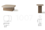 Flow Square Coffee Table COF-0937-0019 Efdeco Image 4