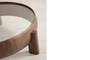 Τραπεζάκι Σαλονιού Dante Walnut COF-0935-0009 Efdeco Image 3