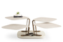 Τραπεζάκι σαλονιού Bentley Traverten COF-0935-0026 Efdeco Image 4
