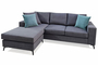 Γωνιακός Καναπές Harmony Γκρι COR-0088-0121 Efdeco