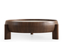 Τραπεζάκι Σαλονιού Dante Walnut COF-0935-0009 Efdeco Image 2