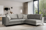 Γωνιακός καναπές Capri Cappuccino COR-0088-0615 Efdeco Image 2