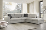 Γωνιακός καναπές Toledo Cappuccino COR-0088-0515 Efdeco Image 2
