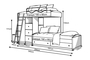 Κουκέτα Duo KID-0157-0048 Efdeco Image 2