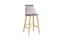 Lavida Bar Stool, Natural shade metal / Sand Beige CHA-0146-0154 Efdeco